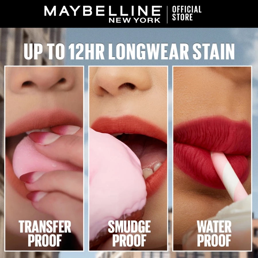 Maybelline Fit Me Fresh 3-in-1 Tint 05 + Superstay Teddy Tint Skin Tint Skinny Dip