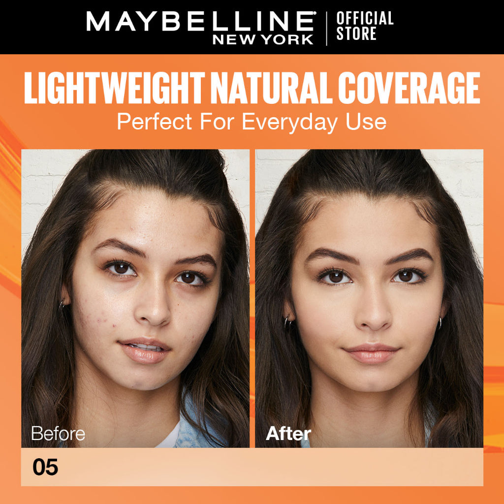 Maybelline Fit Me Fresh 3-in-1 Tint 05 + Superstay Teddy Tint Skin Tint Skinny Dip