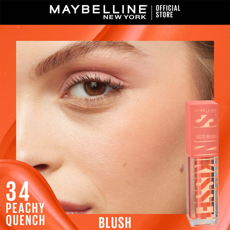 Maybelline Sunkisser Blush 12H Longwear Multi-Use Liquid Blush, Bronzer, Highlighter, with Vitamin E