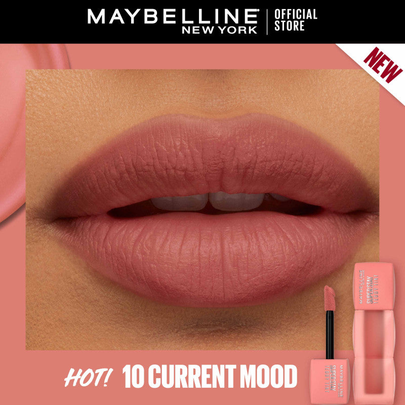 Maybelline Superstay Teddy Tint - 12HR Longwear, Transferproof, Blurred Soft Matte Multi-Use Tint