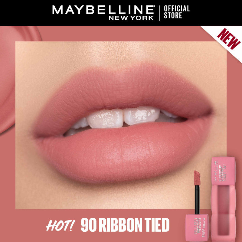 Maybelline Superstay Teddy Tint - 12HR Longwear, Transferproof, Blurred Soft Matte Multi-Use Tint