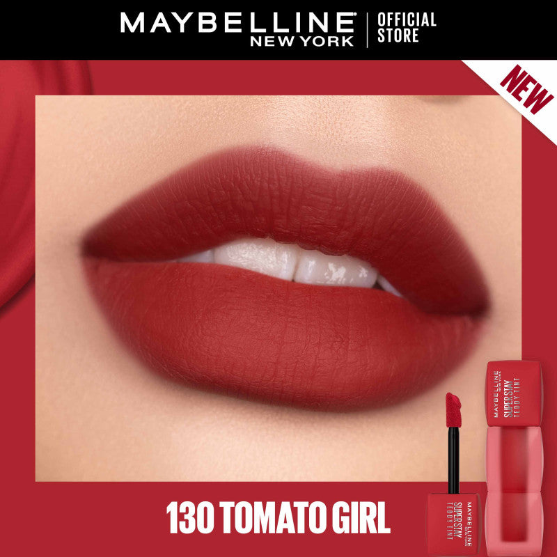 Maybelline Superstay Teddy Tint - 12HR Longwear, Transferproof, Blurred Soft Matte Multi-Use Tint