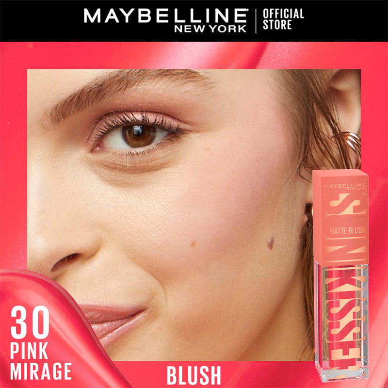 Maybelline Sunkisser Blush 12H Longwear Multi-Use Liquid Blush, Bronzer, Highlighter, with Vitamin E