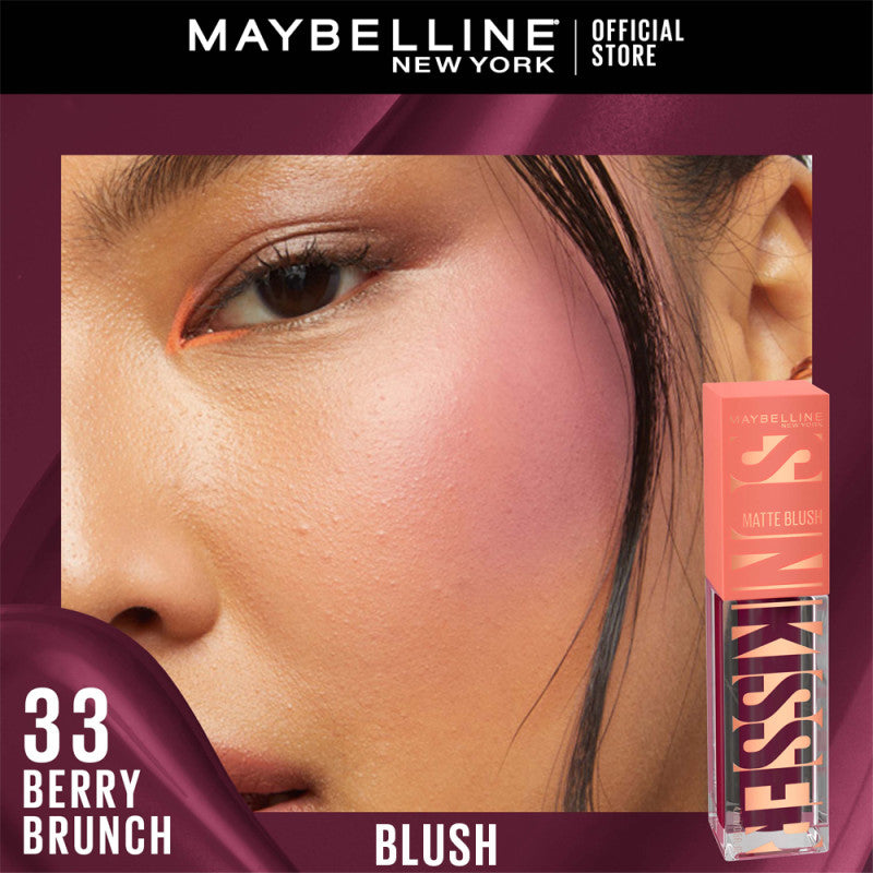 Maybelline Sunkisser Blush 12H Longwear Multi-Use Liquid Blush, Bronzer, Highlighter, with Vitamin E