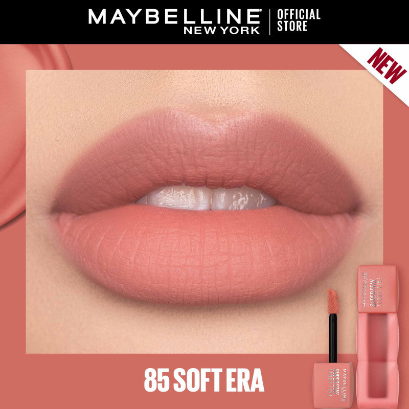 Maybelline Superstay Teddy Tint - 12HR Longwear, Transferproof, Blurred Soft Matte Multi-Use Tint