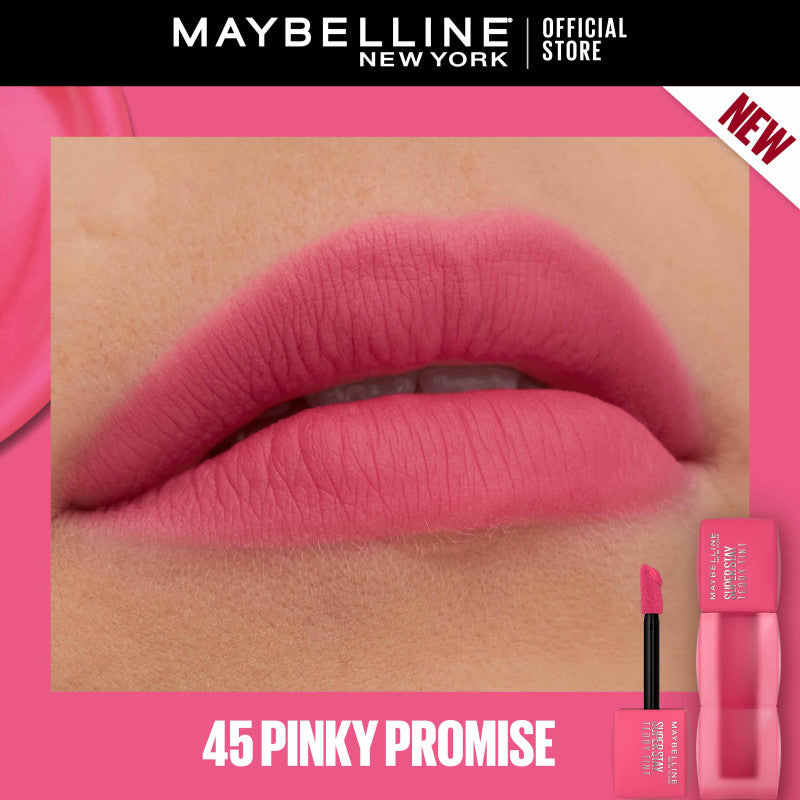 Maybelline Superstay Teddy Tint - 12HR Longwear, Transferproof, Blurred Soft Matte Multi-Use Tint
