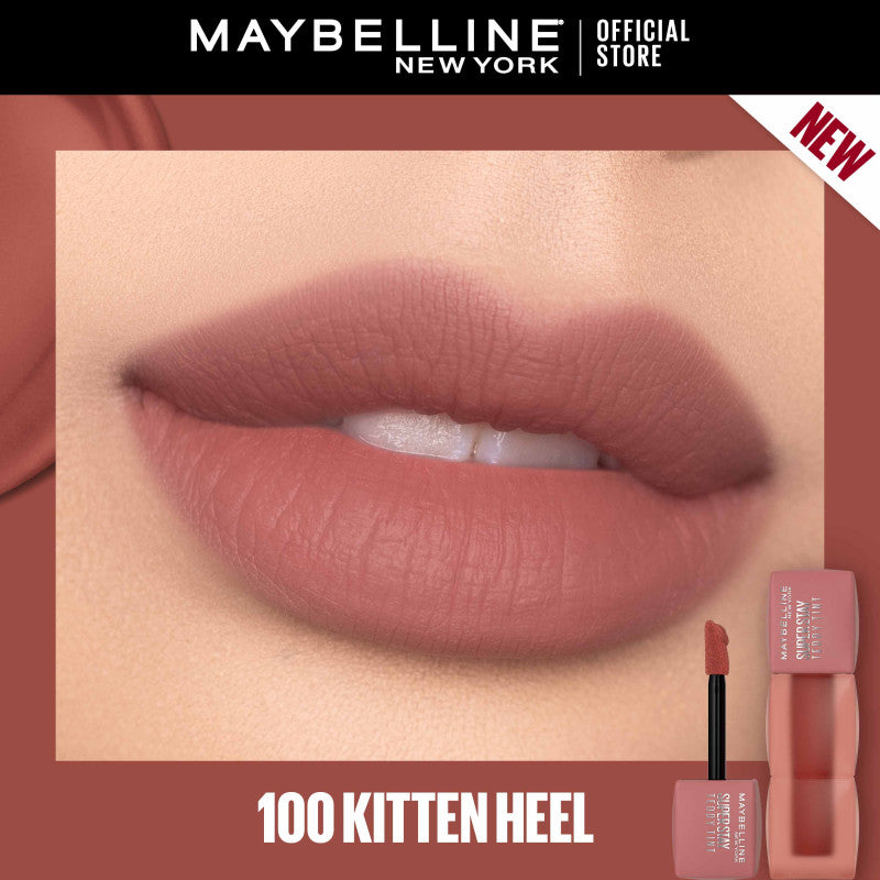 Maybelline Superstay Teddy Tint - 12HR Longwear, Transferproof, Blurred Soft Matte Multi-Use Tint