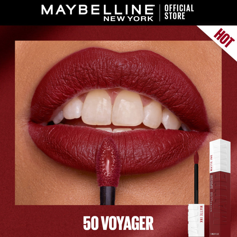 Maybelline SuperStay Matte Ink Liquid Lipstick 16HR Long-Lasting, Transferproof, High Pigment