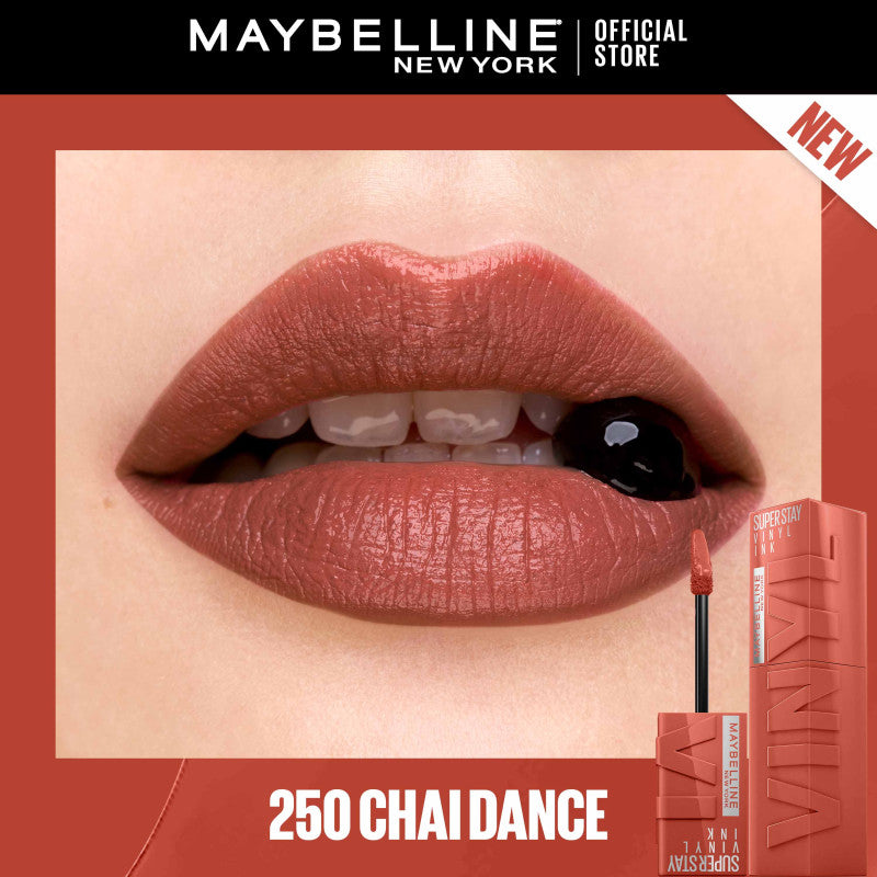 Maybelline Superstay Vinyl Ink Liquid Lipstick - 16HR Long Lasting, Transferproof, Smudgeproof