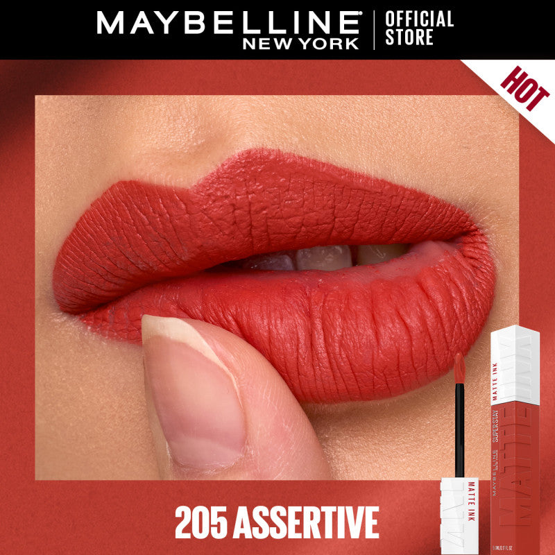 Maybelline SuperStay Matte Ink Liquid Lipstick 16HR Long-Lasting, Transferproof, High Pigment