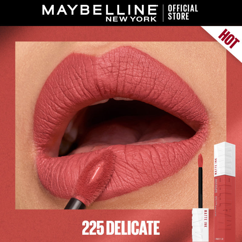 Maybelline SuperStay Matte Ink Liquid Lipstick 16HR Long-Lasting, Transferproof, High Pigment