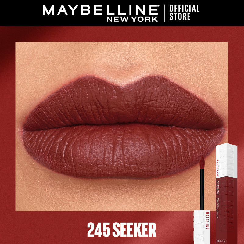 Maybelline SuperStay Matte Ink Liquid Lipstick 16HR Long-Lasting, Transferproof, High Pigment