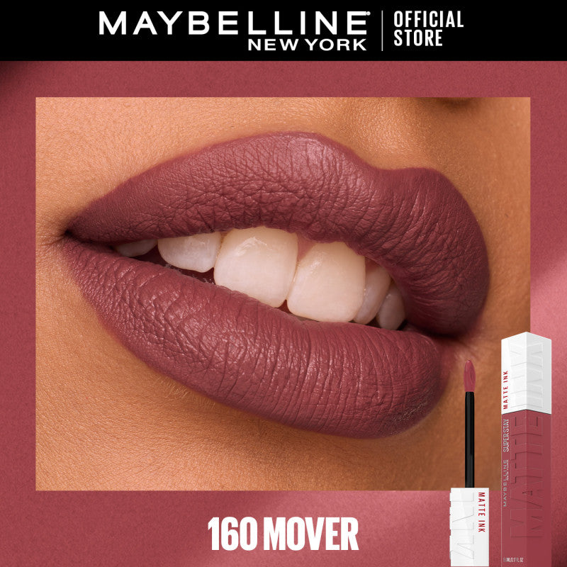 Maybelline SuperStay Matte Ink Liquid Lipstick 16HR Long-Lasting, Transferproof, High Pigment