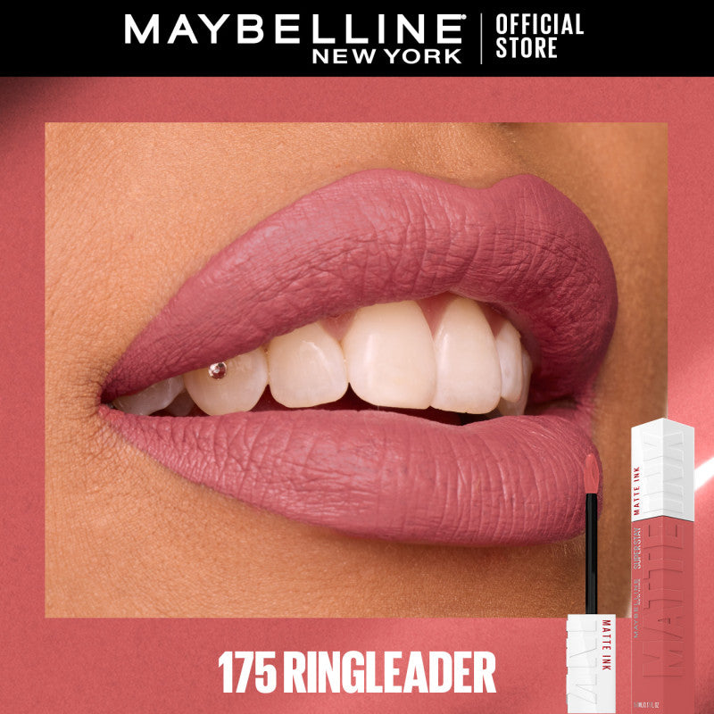 Maybelline SuperStay Matte Ink Liquid Lipstick 16HR Long-Lasting, Transferproof, High Pigment