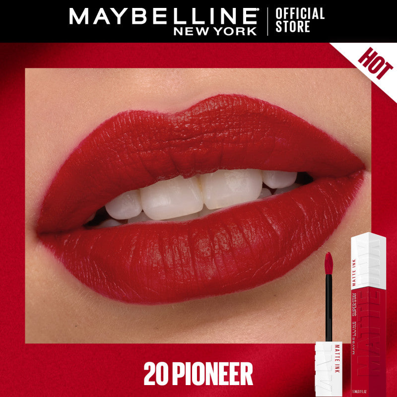 Maybelline SuperStay Matte Ink Liquid Lipstick 16HR Long-Lasting, Transferproof, High Pigment