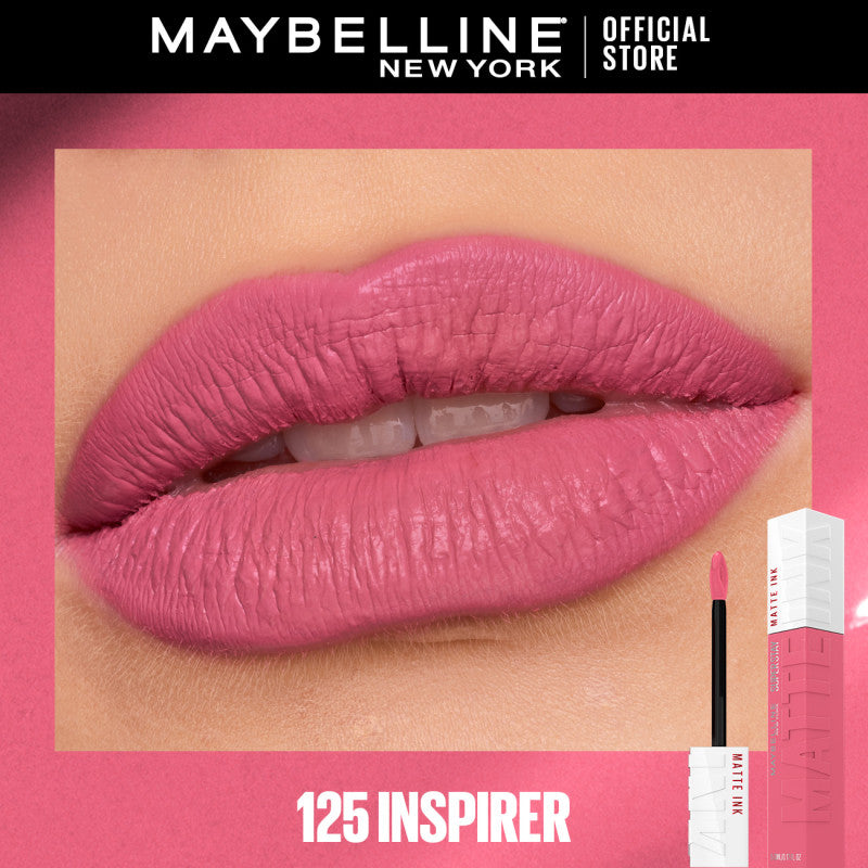 Maybelline SuperStay Matte Ink Liquid Lipstick 16HR Long-Lasting, Transferproof, High Pigment