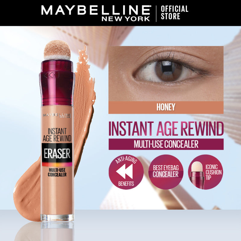 Maybelline Instant Eraser 12HR Multi-use 2-in-1 Cushion Concealer & Treatment, Full Coverage
