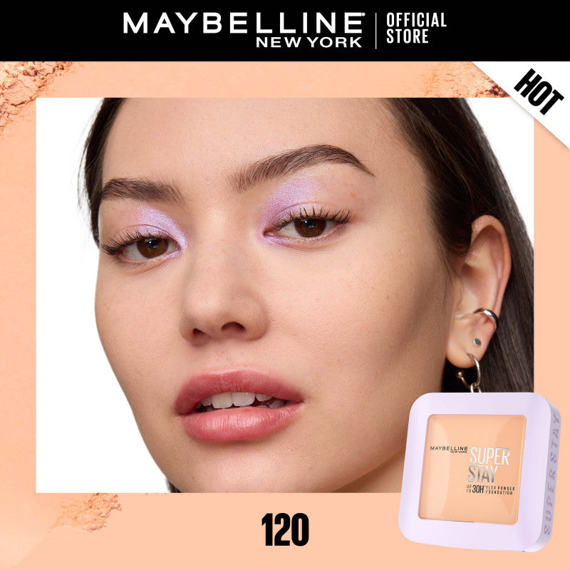 Maybelline Super Stay Flex Powder 30H LONGWEAR POWDER FOUNDATION TWO-WAY CAKE FULL COVERAGE MATTE
