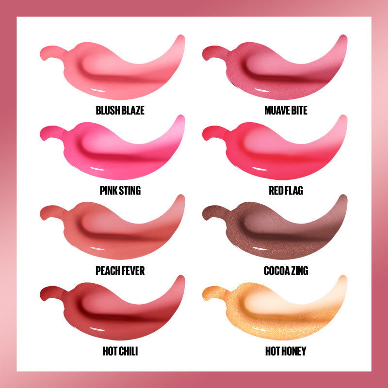 Maybelline Lifter Plump - Lip Plumping Gloss with Chili Pepper, +30% Plumper Lips, Lasting Plump