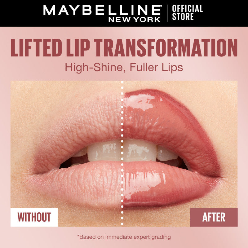 Maybelline Lifter Gloss with Hyaluronic Acid, High Shine, Hydrating, Moisturizing, Plumping