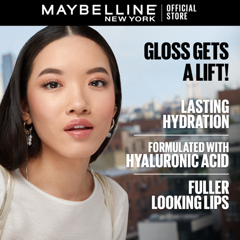 Maybelline Lifter Gloss with Hyaluronic Acid, High Shine, Hydrating, Moisturizing, Plumping