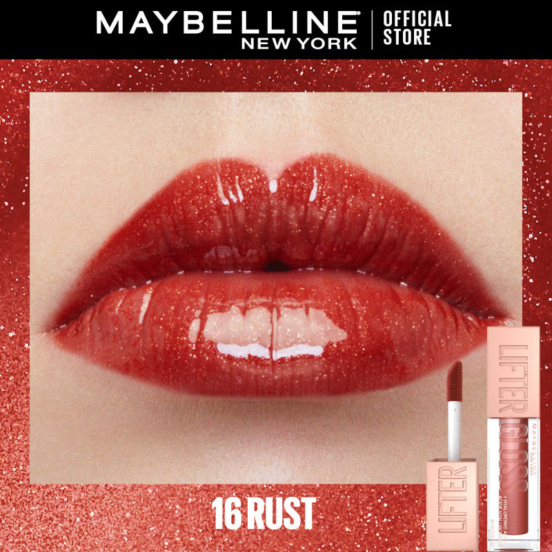 Maybelline Lifter Gloss with Hyaluronic Acid, High Shine, Hydrating, Moisturizing, Plumping